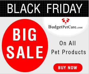 BudgetPetCare will beat any Black Friday Price + 12% Extra Discount & Free Shipping on All Orders! Black Friday Sale is Here Early with Use Coupon Code: BLCK12F