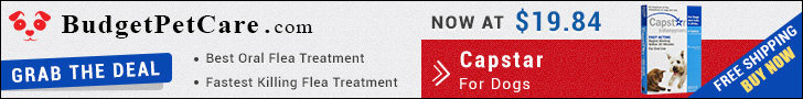 Capstar is an oral tablet to control adult fleas on dogs within half an hour of administration and kills 100% adult fleas within 7 hours. Buy now for Extra 5% Discount and Free Shipping across USA. Use coupon: BPC5OFF to avail instant discount.