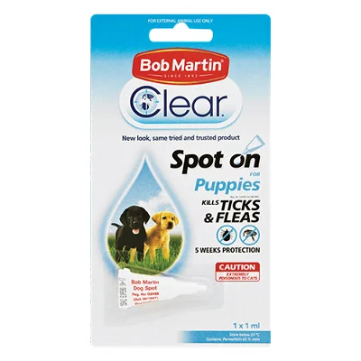 Bob Martin Clear Spot On for Dogs & Bob Martin Clear Spot On for Cats