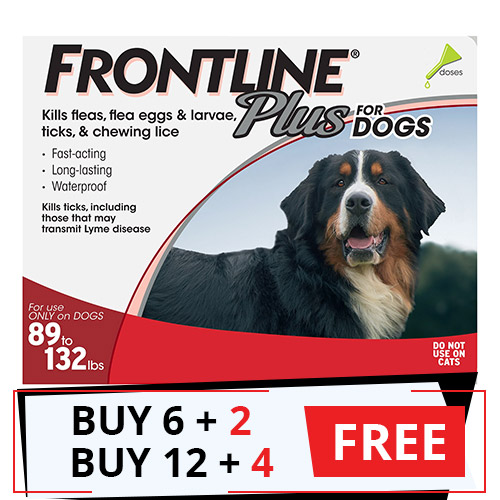 Buy Frontline Plus for Extra Large Dogs over 89 lbs (Red) at Lowest Price