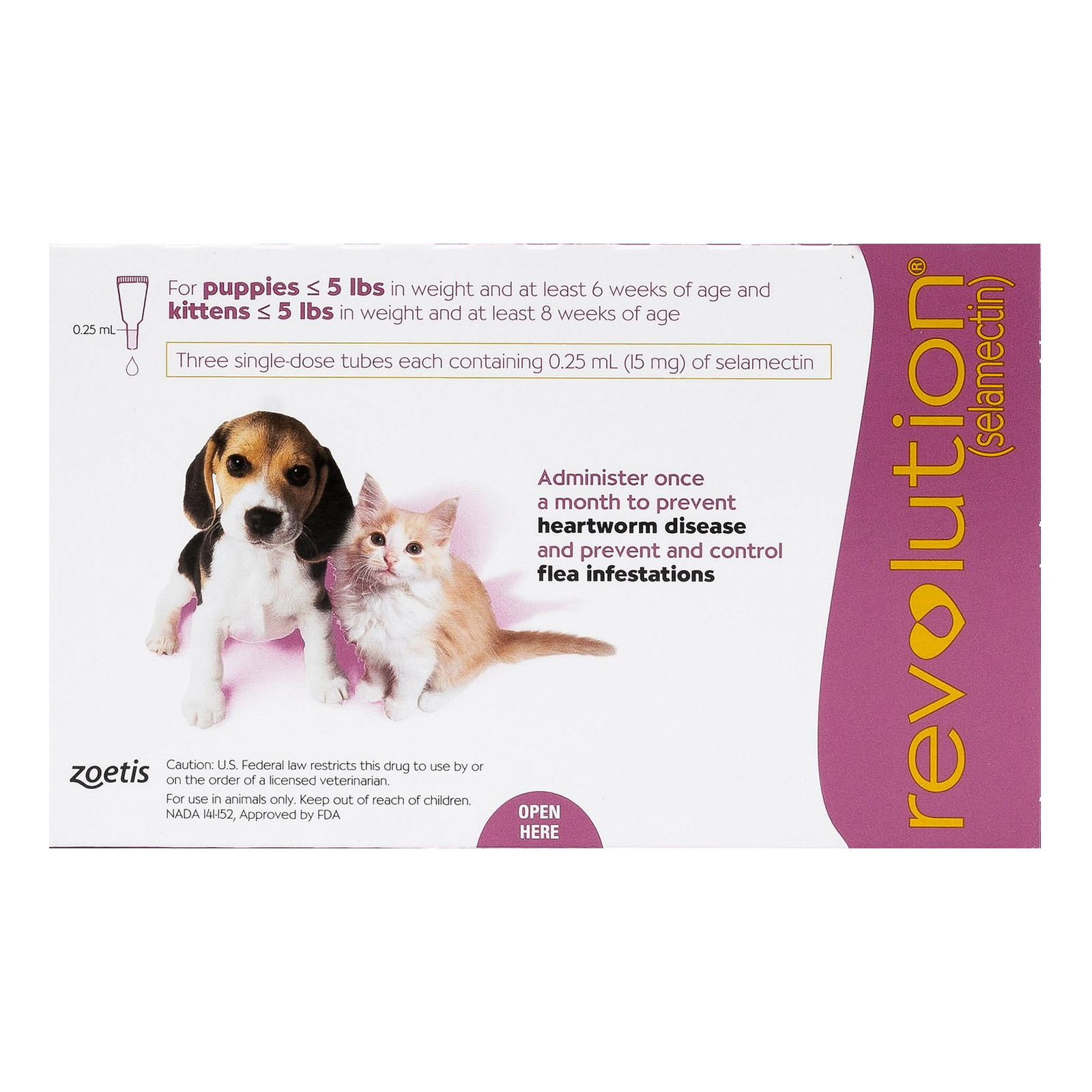Revolution for Cats Buy Revolution Flea & Heartworm Treatment for