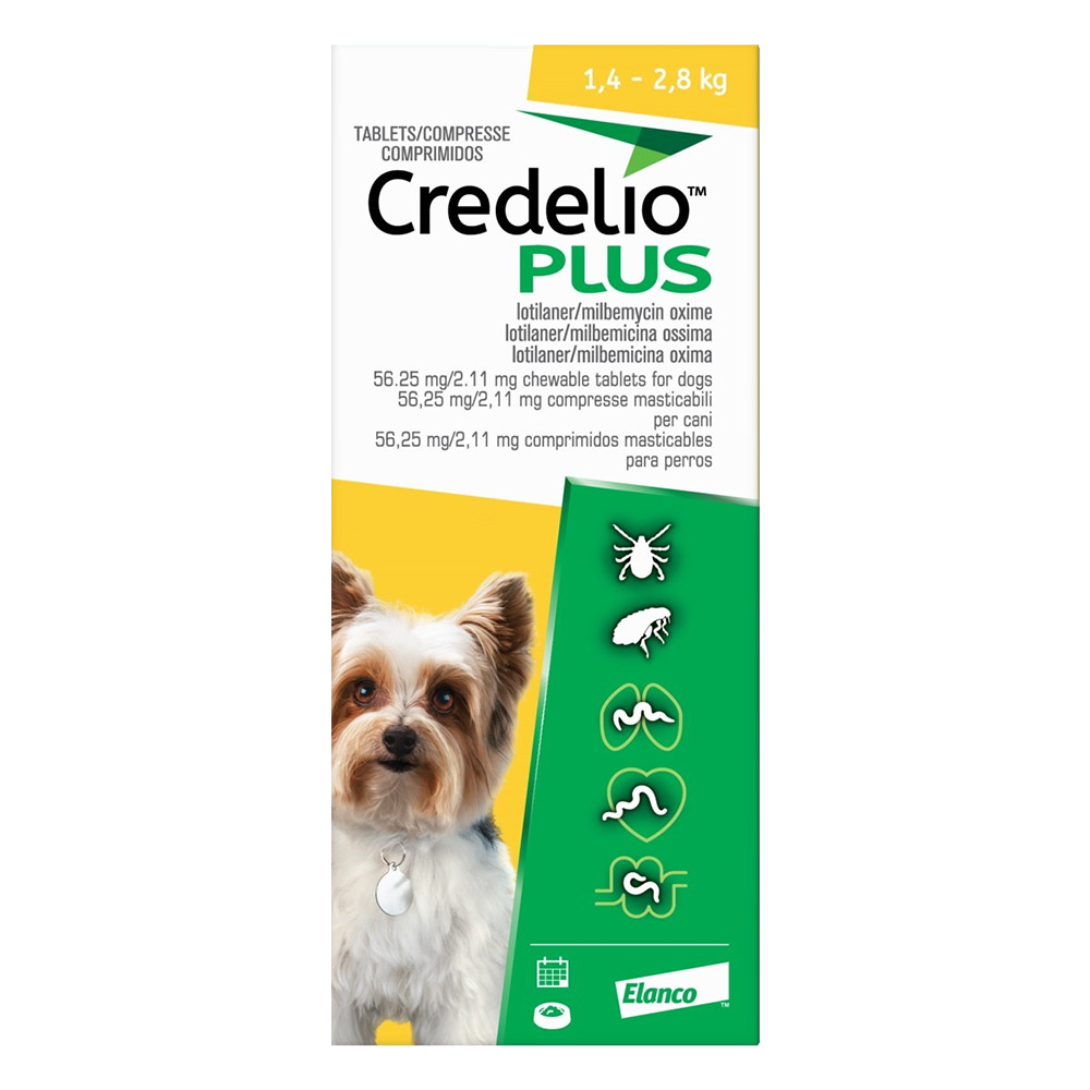 Credelio Plus for Dogs Worming Treatment for Dogs Flea and Tick