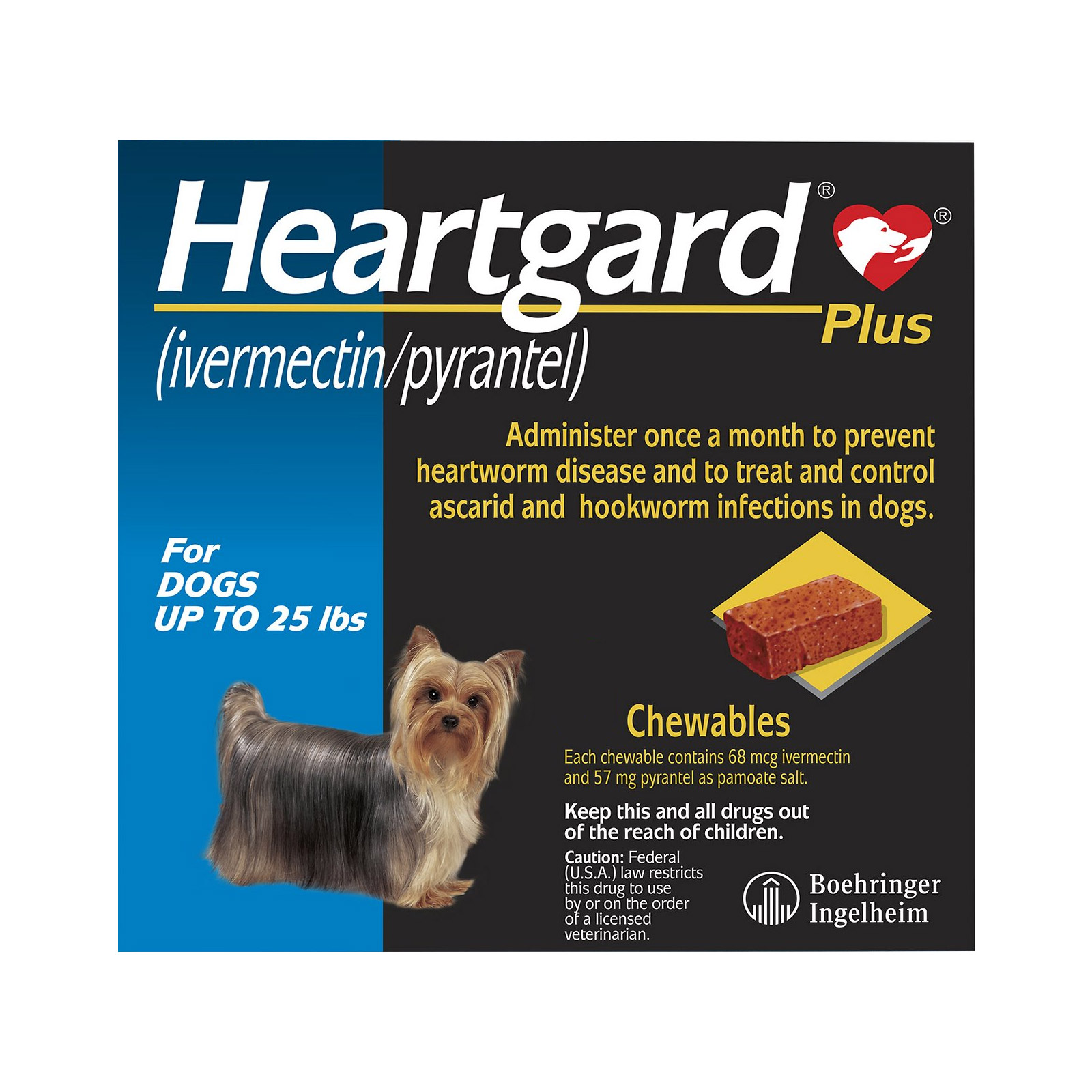 Heartgard Plus for Dogs Preventative Heartworm Chewable