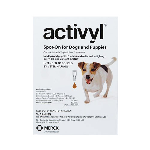 Activyl For Small Dogs 14 – 22 Lbs Orange 4 Pack