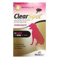 Clearspot Spot On For Very Large Dogs Over 55 Lbs 4 Pack