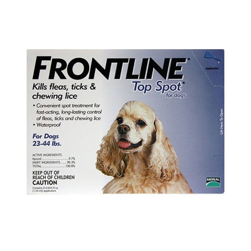 Frontline Top Spot Medium Dogs 23-44lbs (blue) 4 + 4 Free