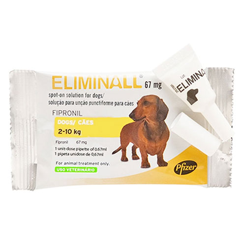 Eliminall Spot On For Small Dogs Up To 22 Lbs. 6 Pack